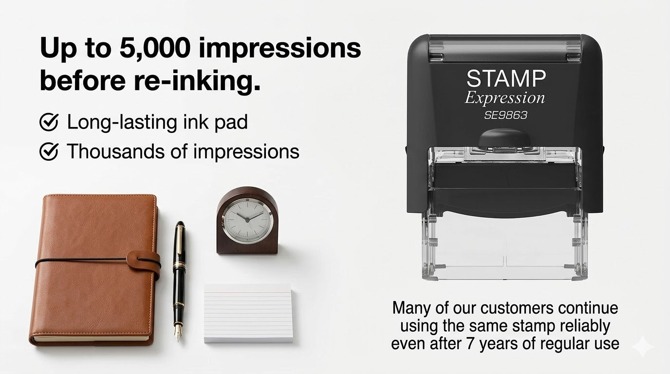 Stupid Large Font Self Inking Rubber Stamp (SH-80015)