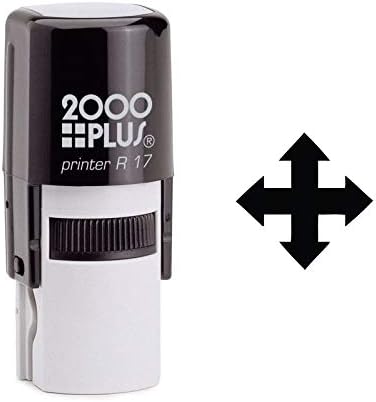 Arrowhead Cross Self Inking Rubber Stamp (SH-6650)