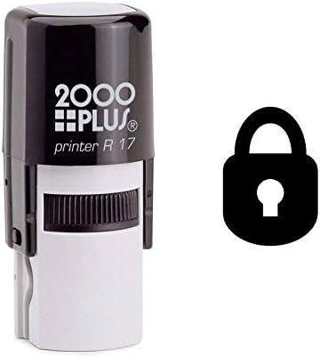 Closed Padlock Self Inking Rubber Stamp (SH-6875)