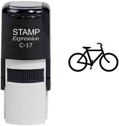 Vintage Bicycle Self Inking Rubber Stamp (SH-6504)