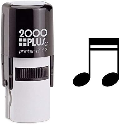 Barred 16th Notes Self Inking Rubber Stamp (SH-6790)