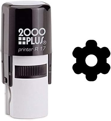 Charcoal Gear Self Inking Rubber Stamp (SH-6660)