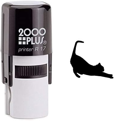 Flexing Feline Self Inking Rubber Stamp (SH-6664)