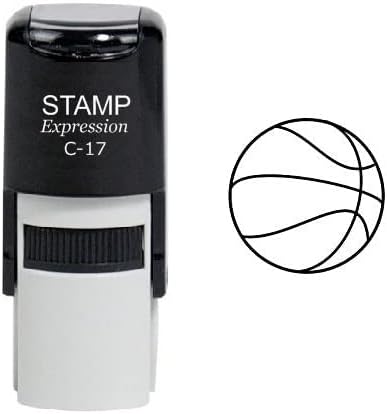 Basketball Ball Self Inking Rubber Stamp (SH-6774)