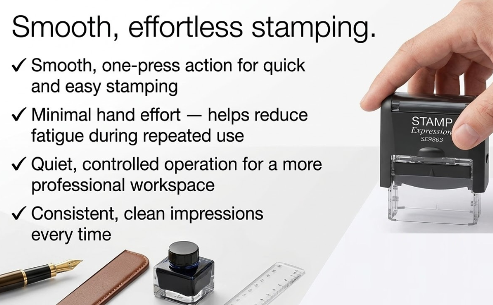 Stupid Large Font Self Inking Rubber Stamp (SH-80015)