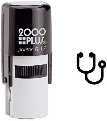 Doctor's Nurses Medical Worker Stethoscope Self Inking Rubber Stamp (SH-6198)