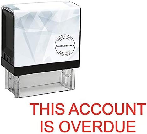 Account Overdue Office Self Inking Rubber Stamp (SH-5057)