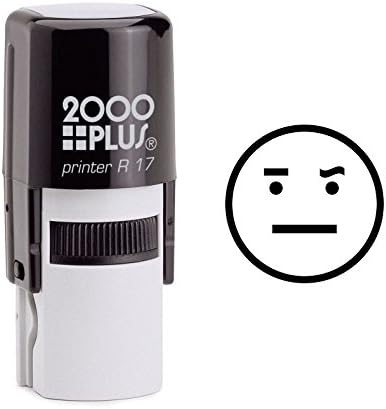 Annoyed Smiley Self Inking Rubber Stamp (SH-6015)