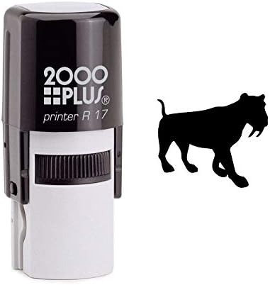 Saber-Toothed Tiger Self Inking Rubber Stamp (SH-6578)