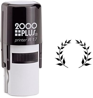 Laurel Crown Self Inking Rubber Stamp (SH-6027)
