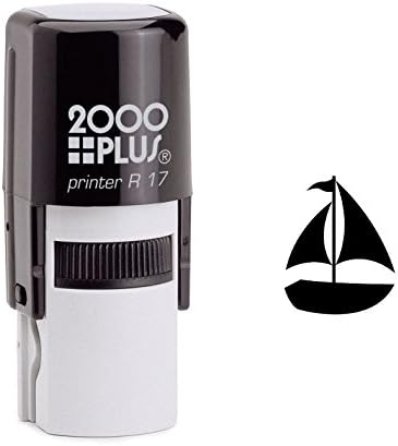 Sailboat Nautical Self Inking Rubber Stamp (SH-6039)