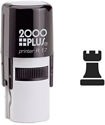 Medieval Rook Chess Piece Self Inking Rubber Stamp (SH-6391)