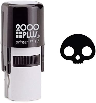 Alien Skull Self Inking Rubber Stamp (SH-6609)