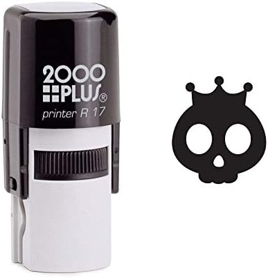 Alien King Skull Self Inking Rubber Stamp (SH-6833)