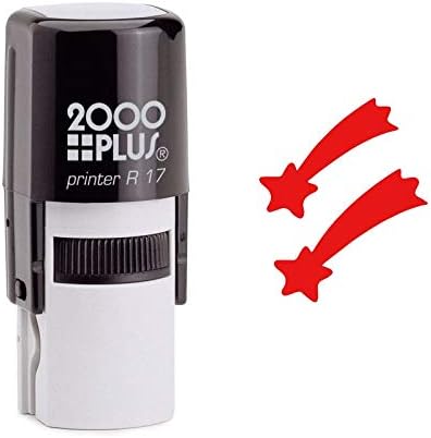 Two Shooting Stars Self Inking Rubber Stamp (SH-6944)