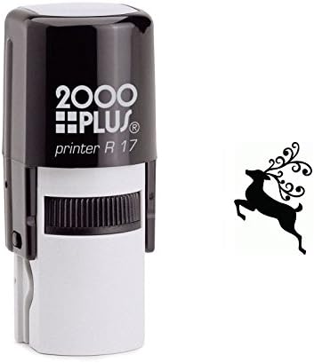 Galloping Reindeer Self Inking Rubber Stamp (SH-6193)