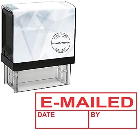 EMAILED Date & by Office Self Inking Rubber Stamp (SH-5812)