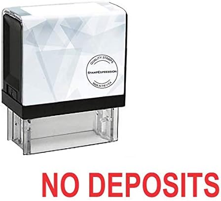 NO DEPOSITS Office Self Inking Rubber Stamp (SH-5746)