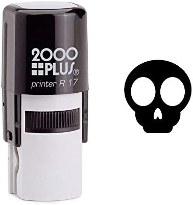 Surprised Skull Self Inking Rubber Stamp (SH-6606)