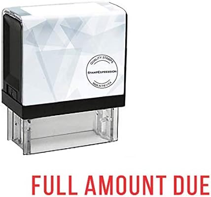 Full Amount Due Office Self Inking Rubber Stamp (SH-5709)