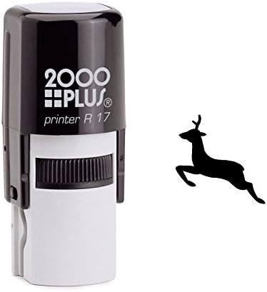 Jumping Reindeer Self Inking Rubber Stamp (SH-6286)