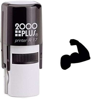 Strong Muscular Arms Bodybuilder Self Inking Rubber Stamp (SH-6257)