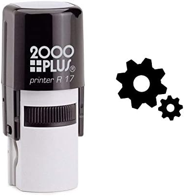 Clock Gears Self Inking Rubber Stamp (SH-6529)