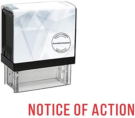 Notice of Action Office Self Inking Rubber Stamp (SH-5756)