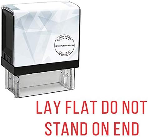 Lay Flat DO NOT Stand ON END Office Self Inking Rubber Stamp (SH-5555)
