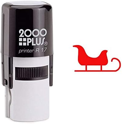 Santa's Sleigh Christmas Self Inking Rubber Stamp (SH-6803)