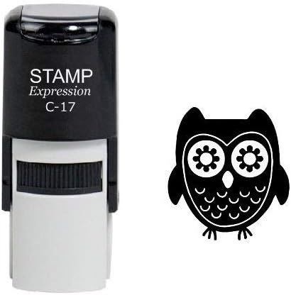 Mesmerizing Owl Tree Self Inking Rubber Stamp (SH-6894)
