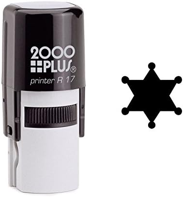 Sheriff Badge Self Inking Rubber Stamp (SH-6497)