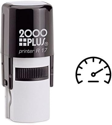 Car Speedometer Self Inking Rubber Stamp (SH-6407)