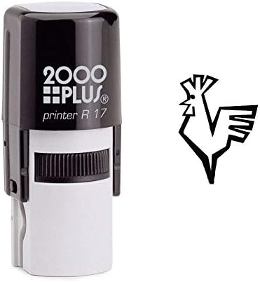 Cartoon Rooster Outline Self Inking Rubber Stamp (SH-6815)