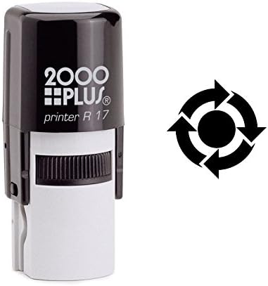 Circling Arrows Self Inking Rubber Stamp (SH-6451)