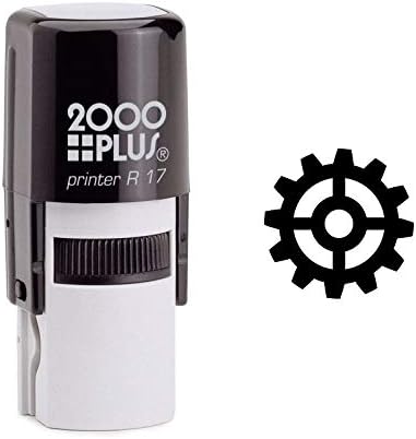 Wheel Cog Self Inking Rubber Stamp (SH-6661)