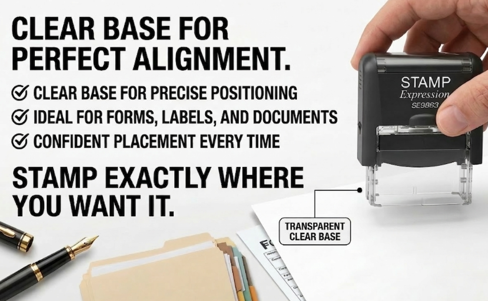 Stupid Large Font Self Inking Rubber Stamp (SH-80015)