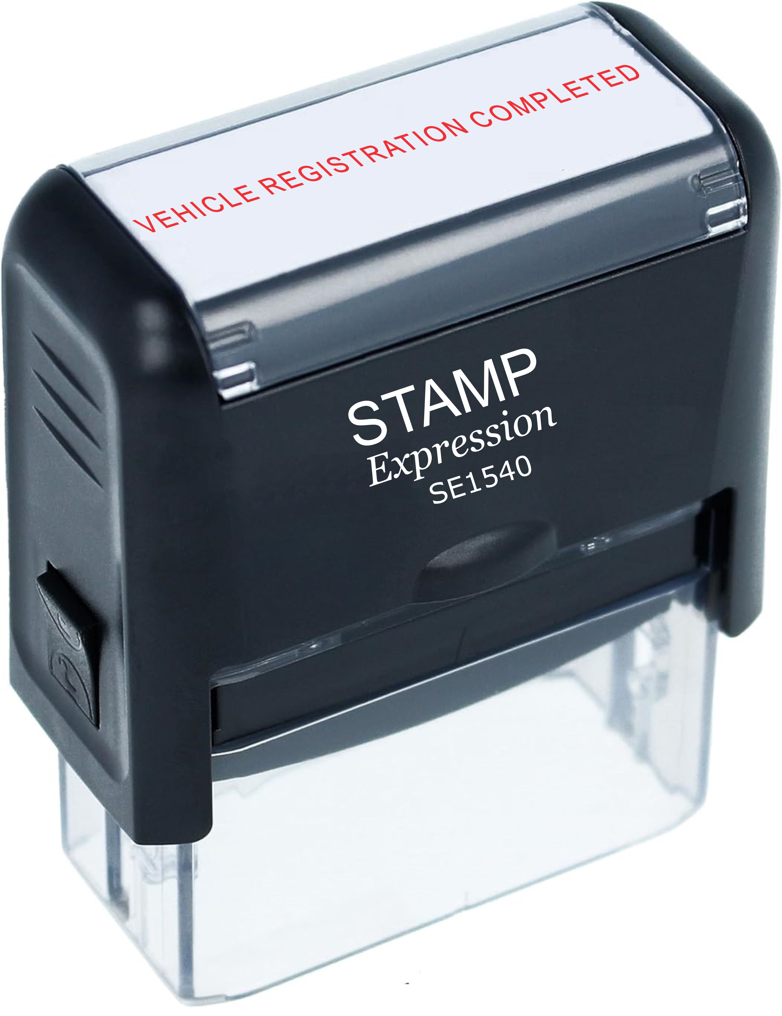 Vehicle Registration Completed Office Self Inking Rubber Stamp (50207)