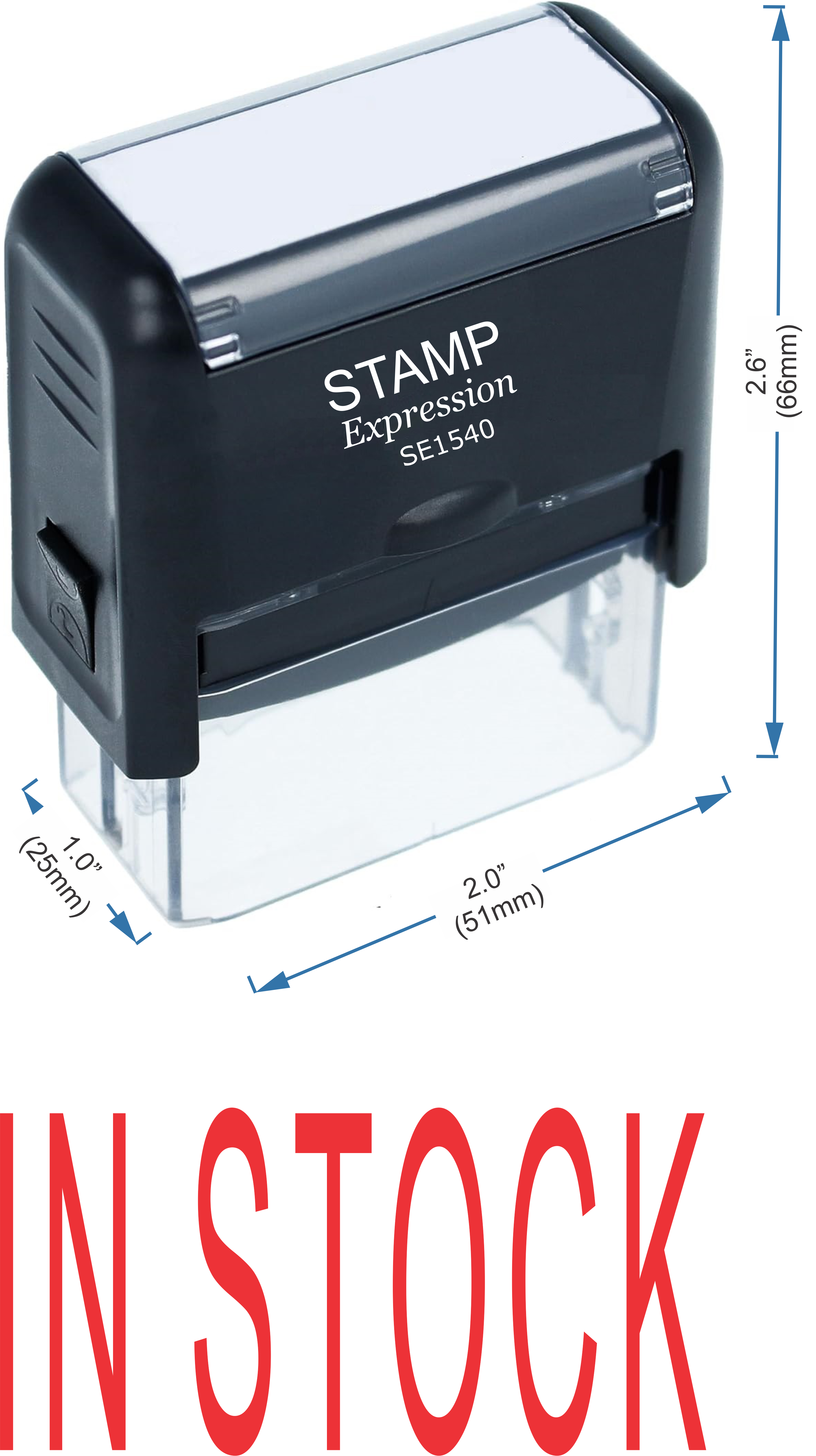 In Stock Office Self Inking Rubber Stamp (50236)
