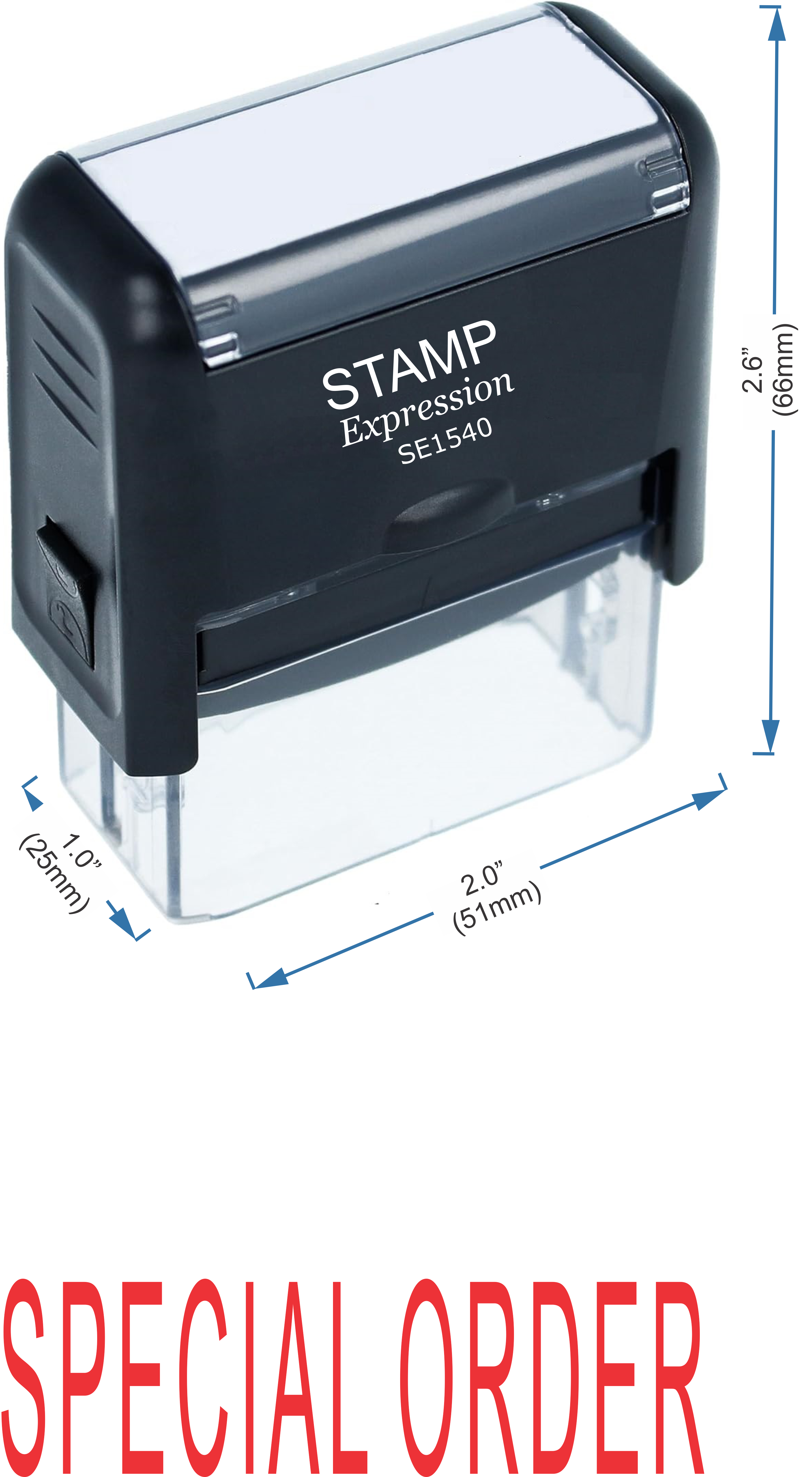 Special Order Office Self Inking Rubber Stamp (50244)