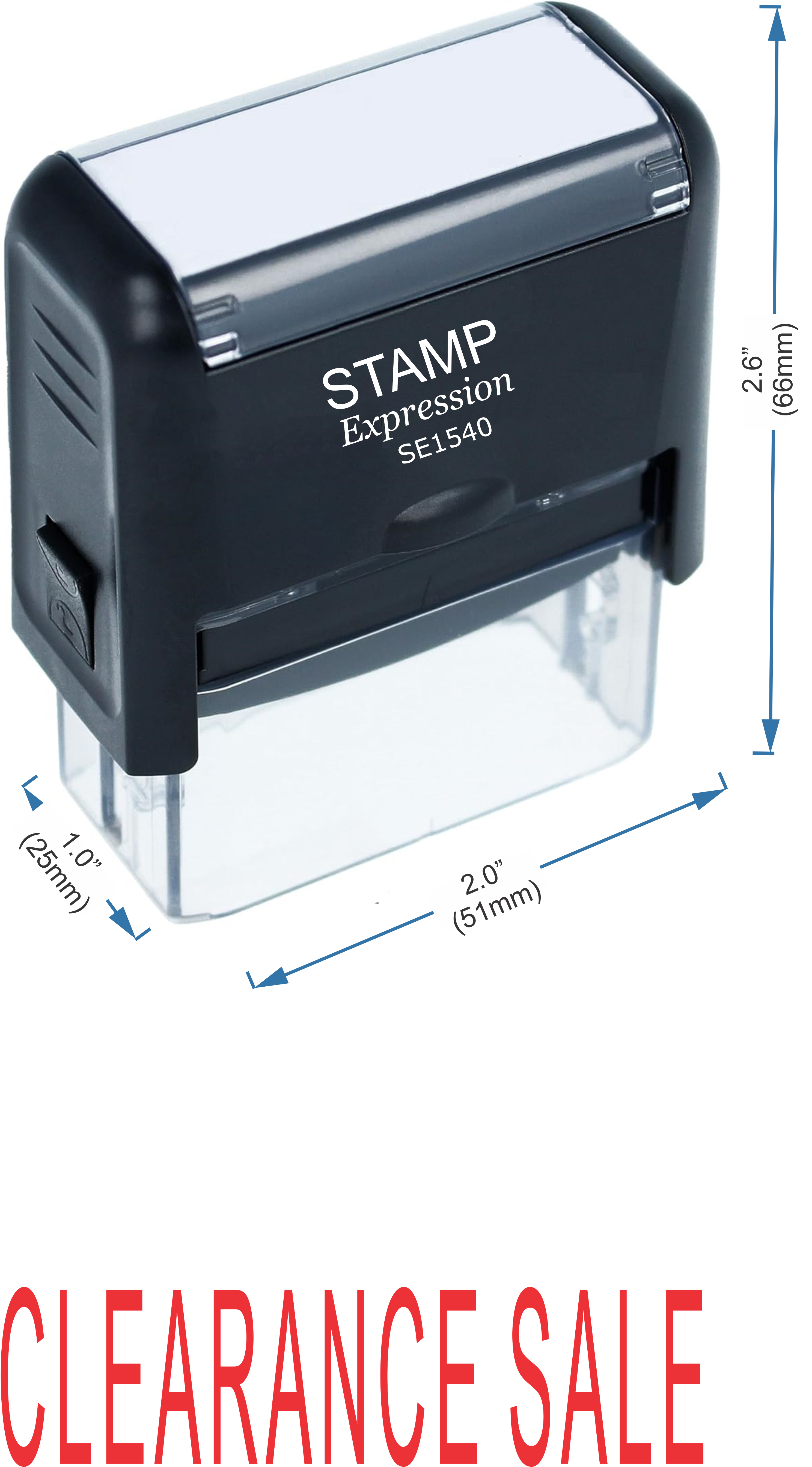 Clearance Sale Office Self Inking Rubber Stamp (50247)