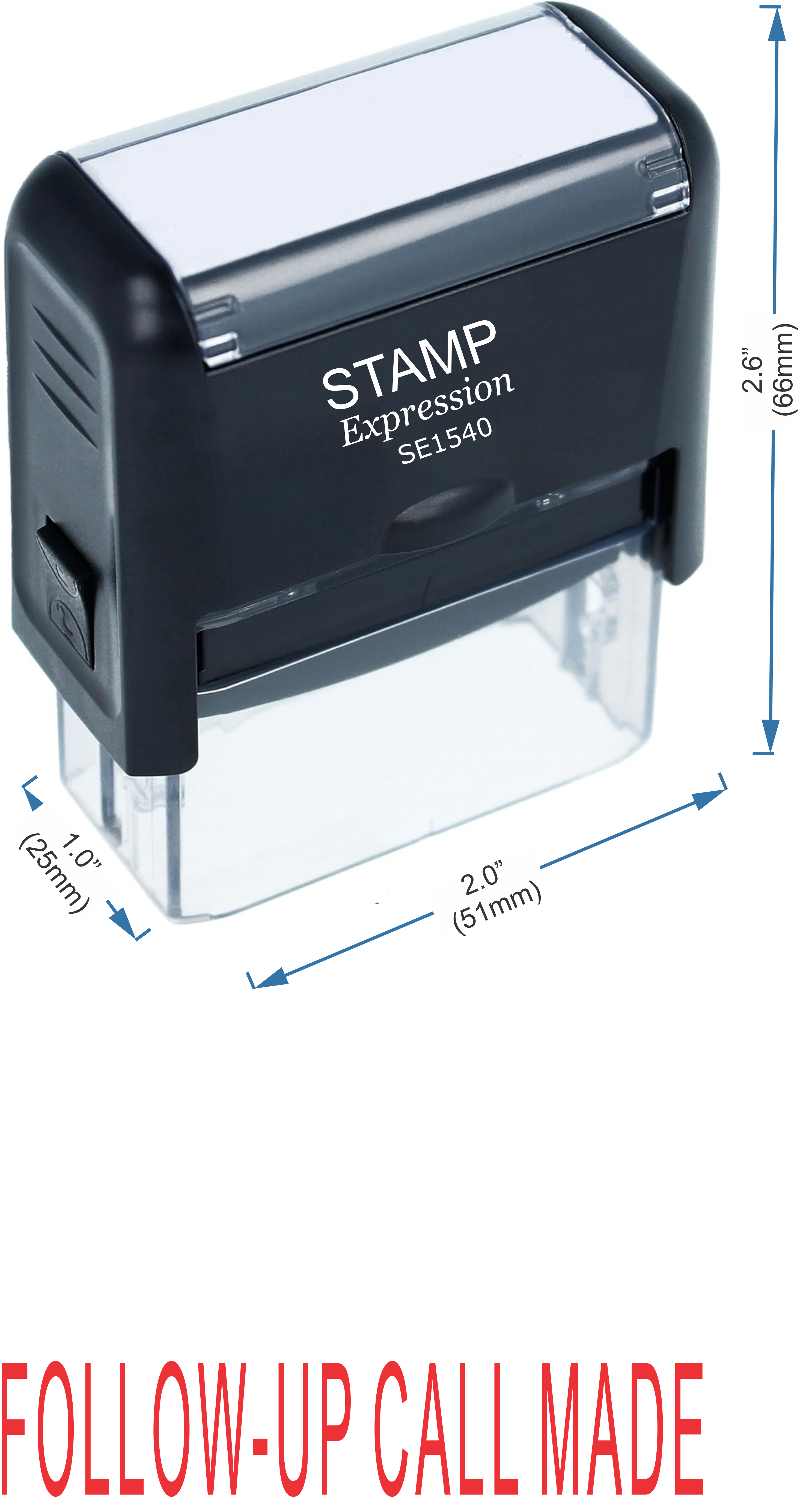 Follow-Up Call Made Medical Office Self Inking Rubber Stamp (50381)