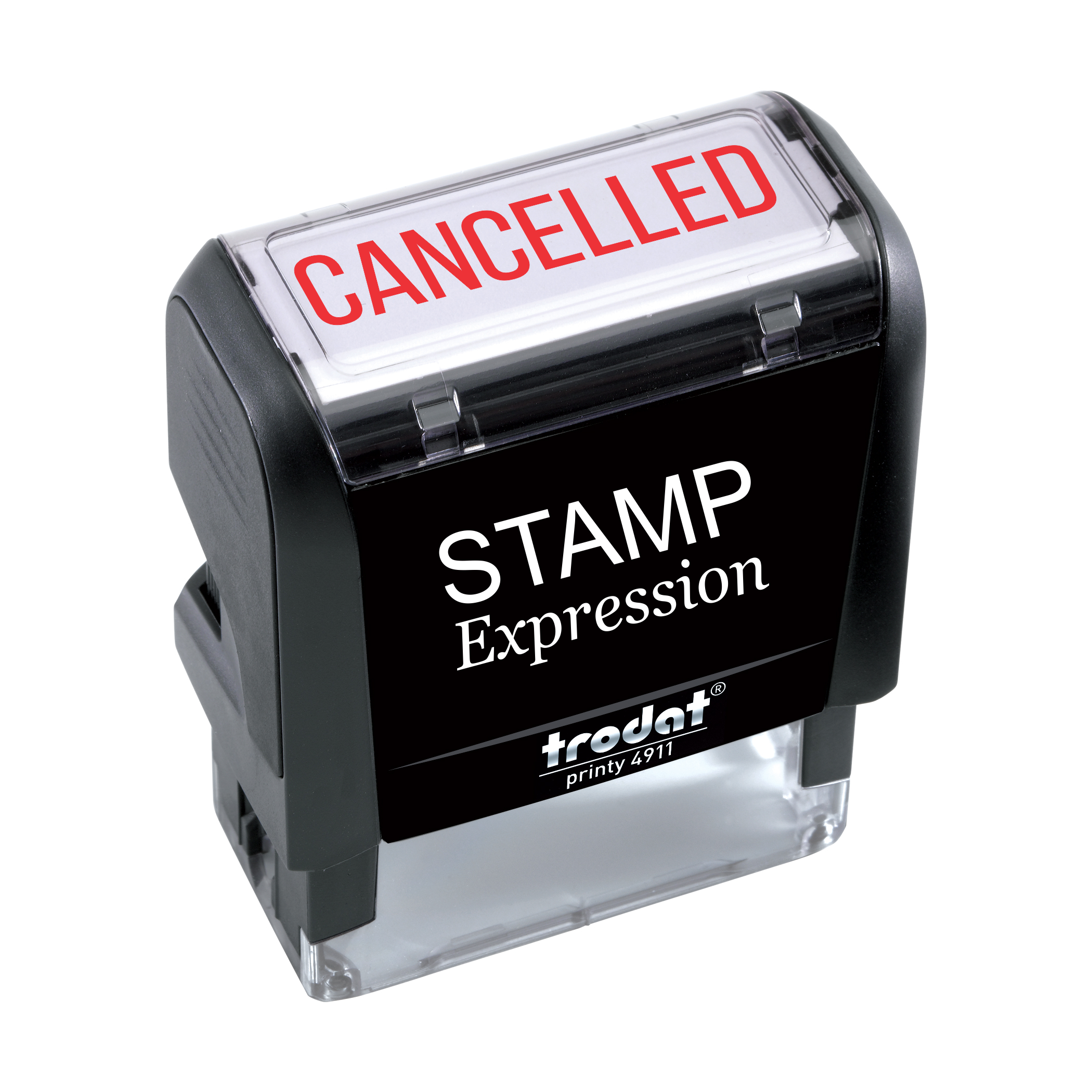 Cancelled Office Self Inking Rubber Stamp