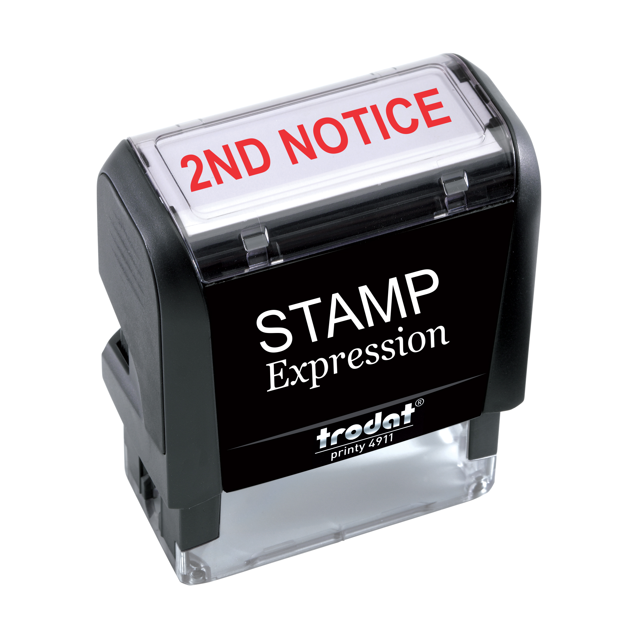 2ND Notice Office Self Inking Rubber Stamp