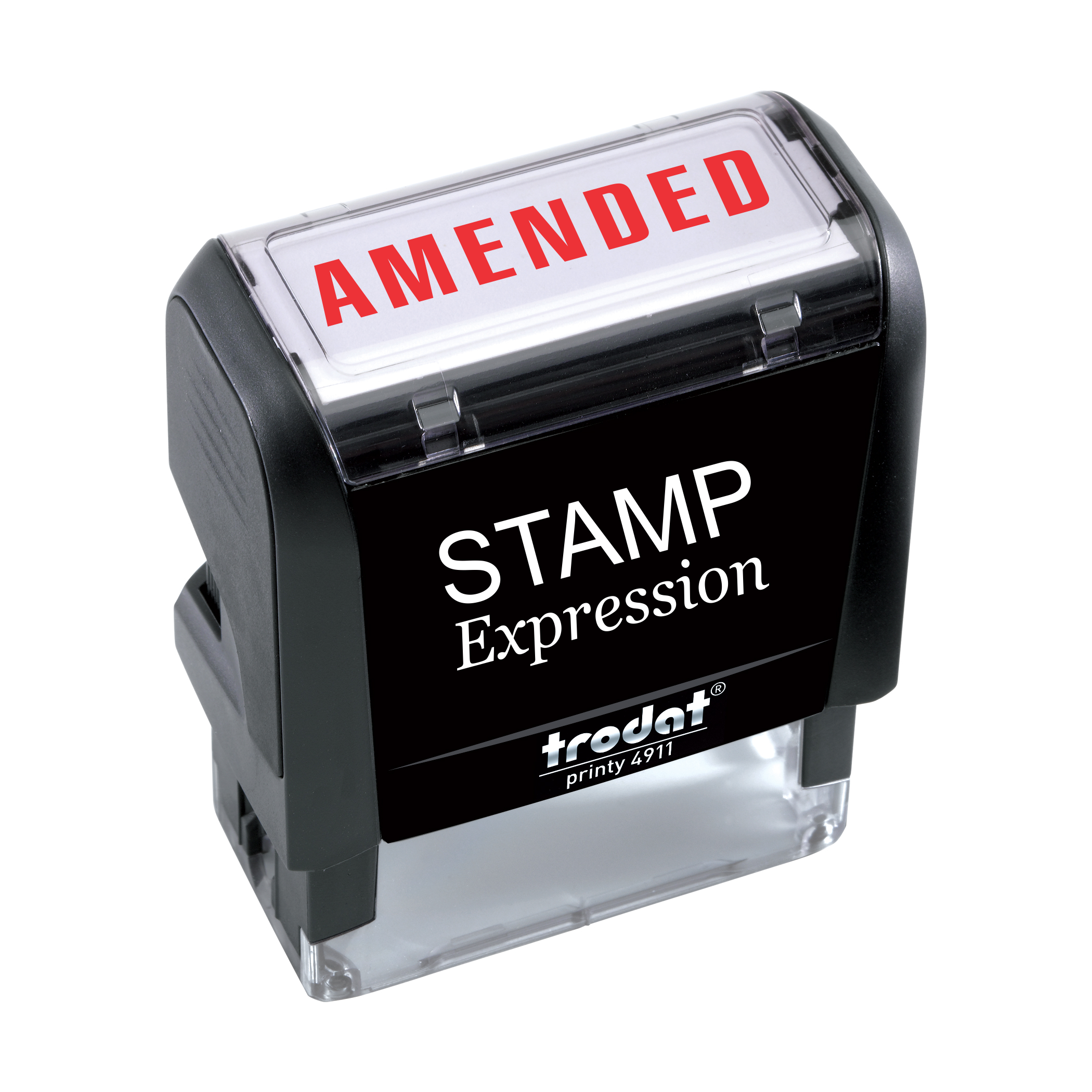 AMENDED Office Self Inking Rubber Stamp