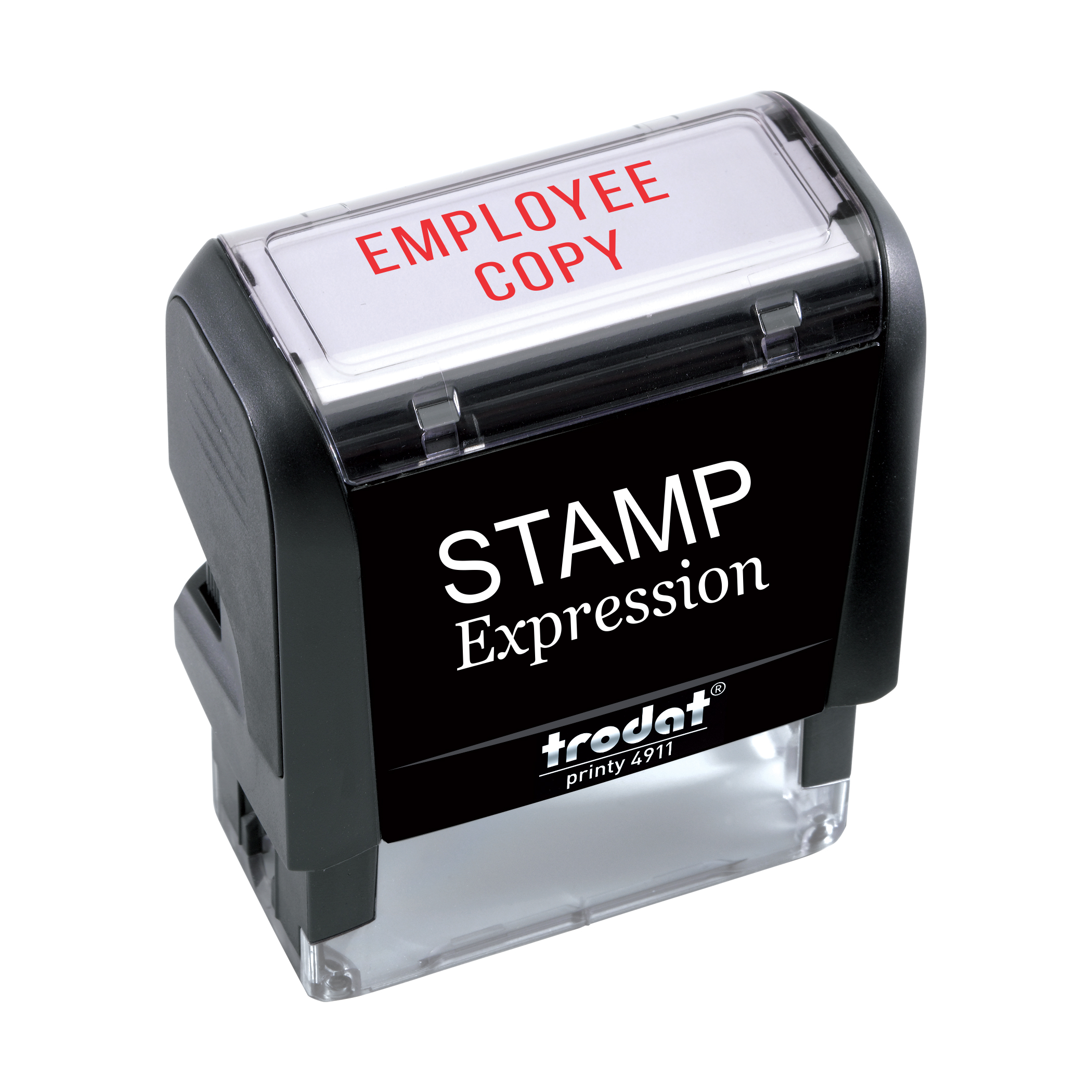 Employee Copy Two Lines Office Self Inking Rubber Stamp