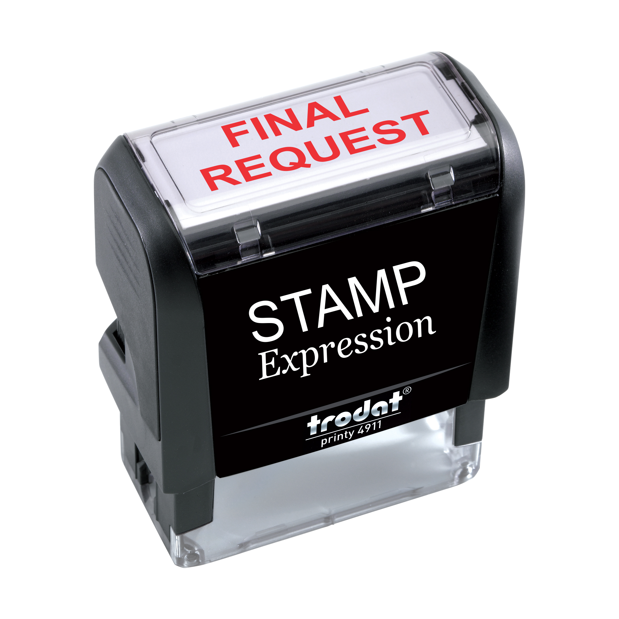 Final Request Office Self Inking Rubber Stamp