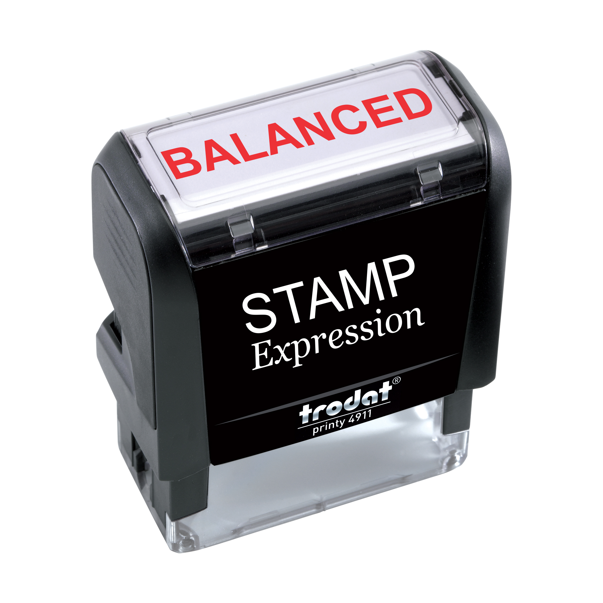 Balanced Office Self Inking Rubber Stamp