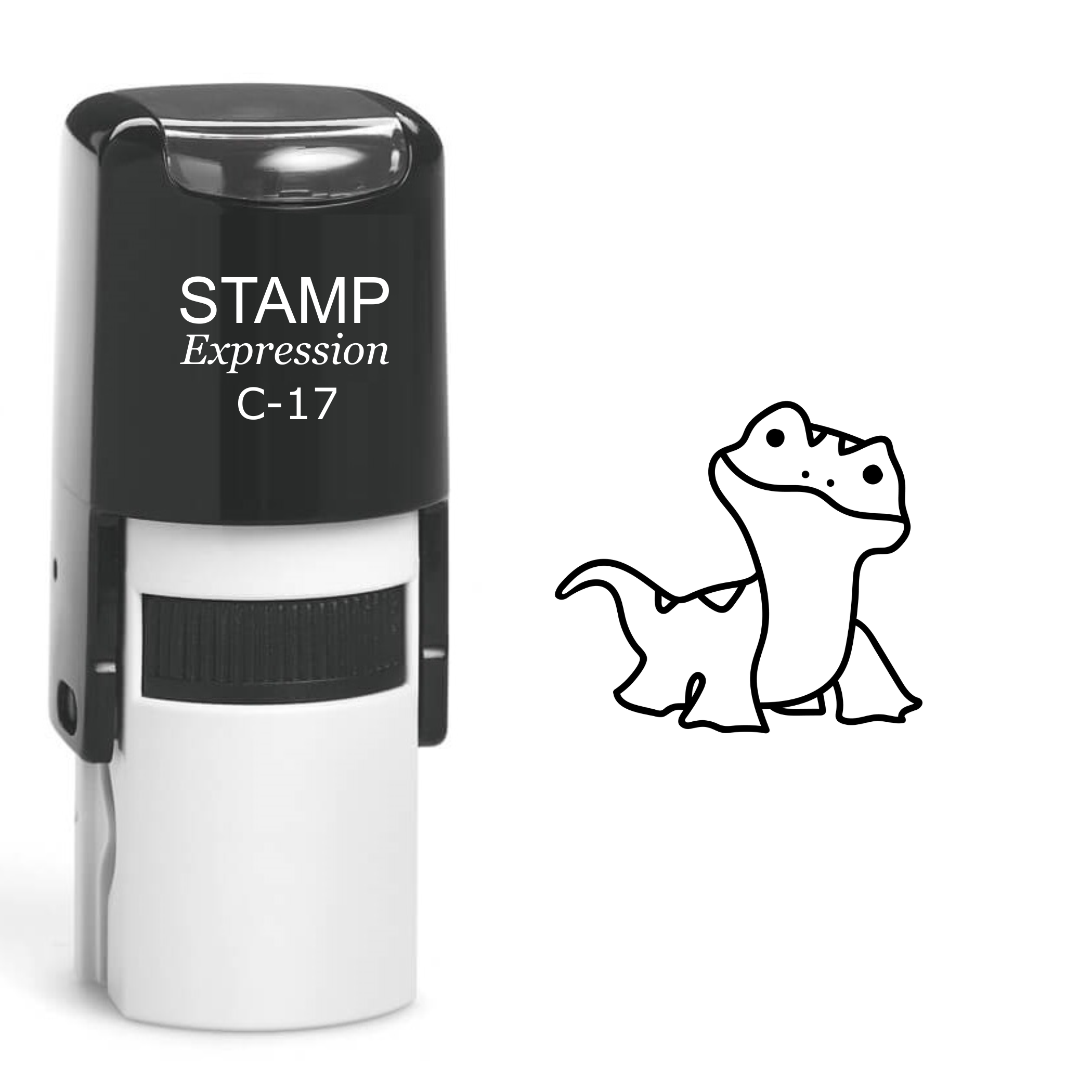 Cute Baby Lizard Self Inking Rubber Stamp (SH-60081)