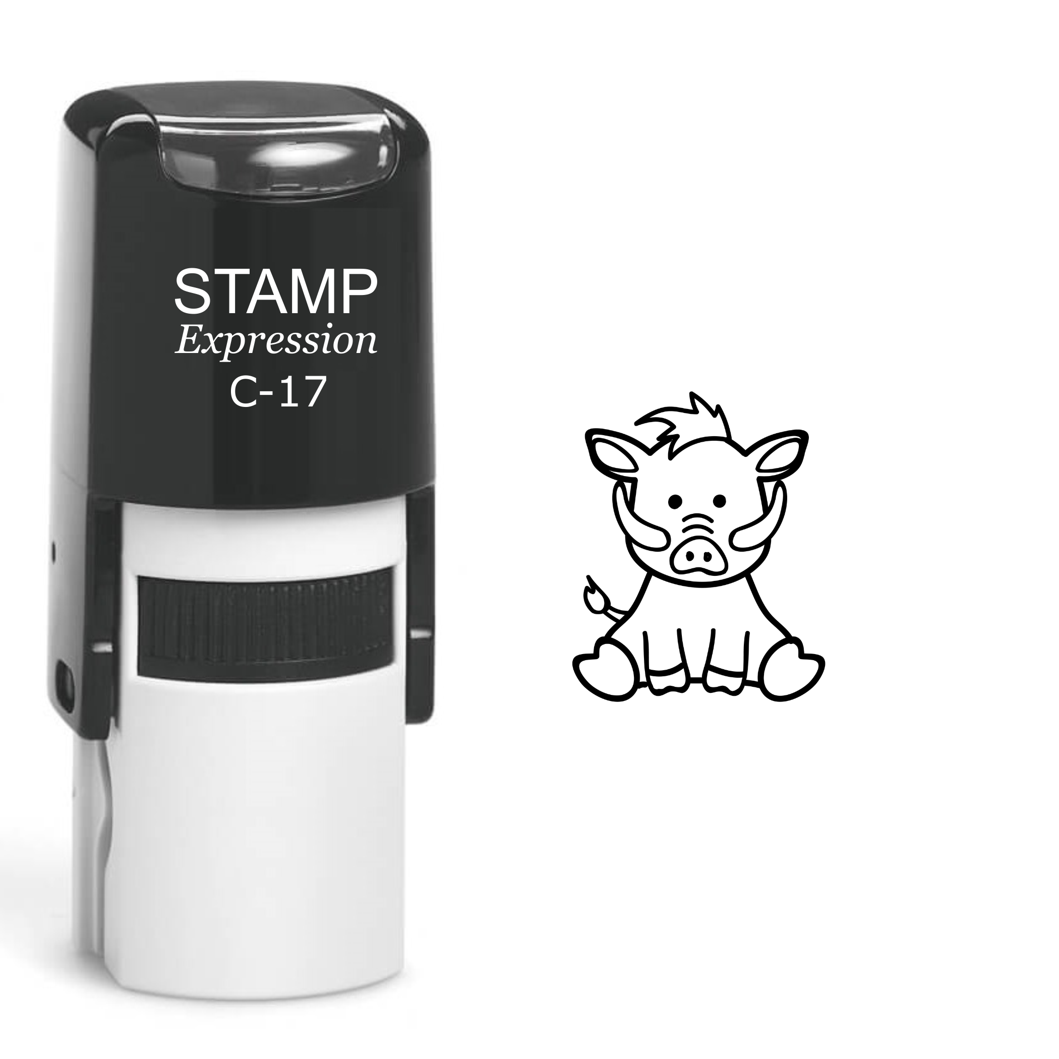 Cute Baby Boar Self Inking Rubber Stamp (SH-60082)